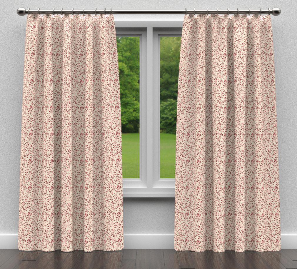 6415 Leaves Garnet Leaf Red & Burgundy Charlotte Fabrics