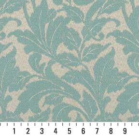6604 Leaves Lagoon/Leaf Aqua & Teal Charlotte Fabrics
