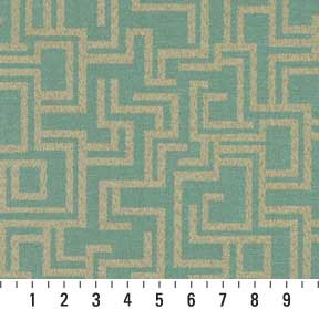 6632 Abstract & Geometric Seafoam/Geometric Aqua & Teal Charlotte Fabrics