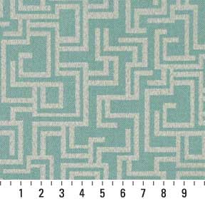 6636 Abstract & Geometric Lagoon/Geometric Aqua & Teal Charlotte Fabrics