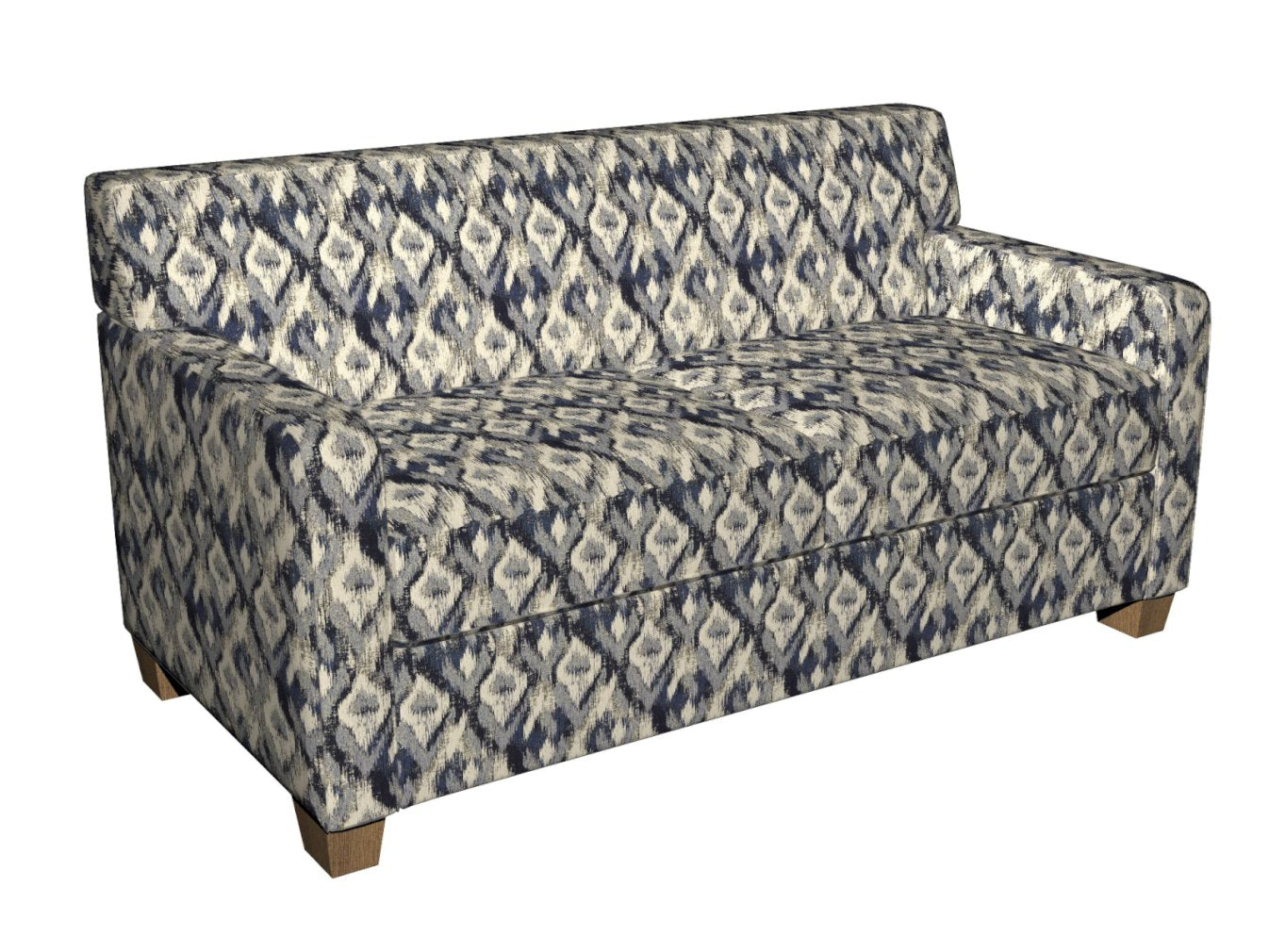6942 Abstract & Geometric Mirage Blue Charlotte Fabrics