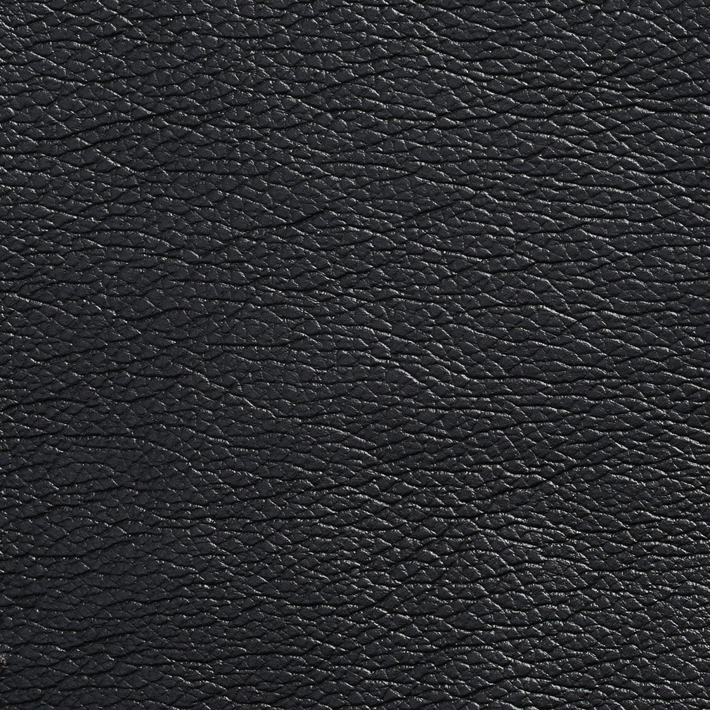 7429 Leather Grain,Plain & Solid Onyx Black Charlotte Fabrics Vinyl