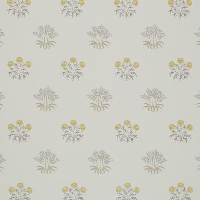 7862-3 WMAH 7862 LILYFLOWER EMBROIDERY 3 GOLD GOLD DRAPERY