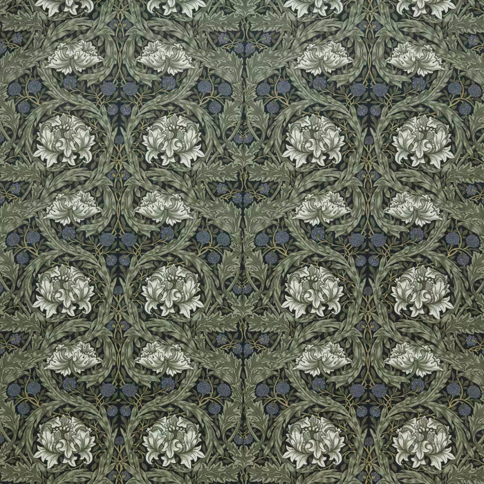 7877-1 WMAH 7877 AFRICAN MARIGOLD VELVET 1 INK INK UPHOLSTERY