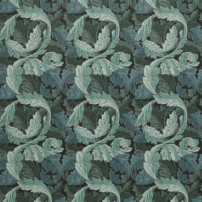 7878-3 WMAH 7878 ACANTHUS VELVET 3 NAVY NAVY UPHOLSTERY