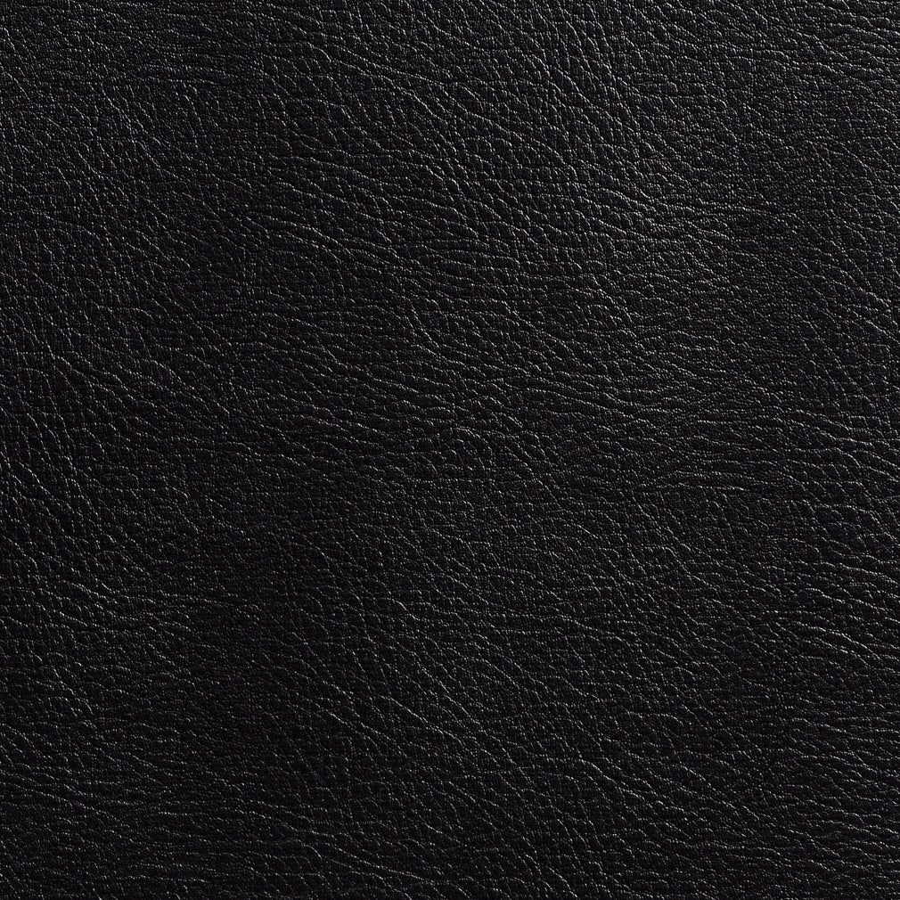 7982 Leather Grain,Plain & Solid Coal Black Charlotte Fabrics Vinyl