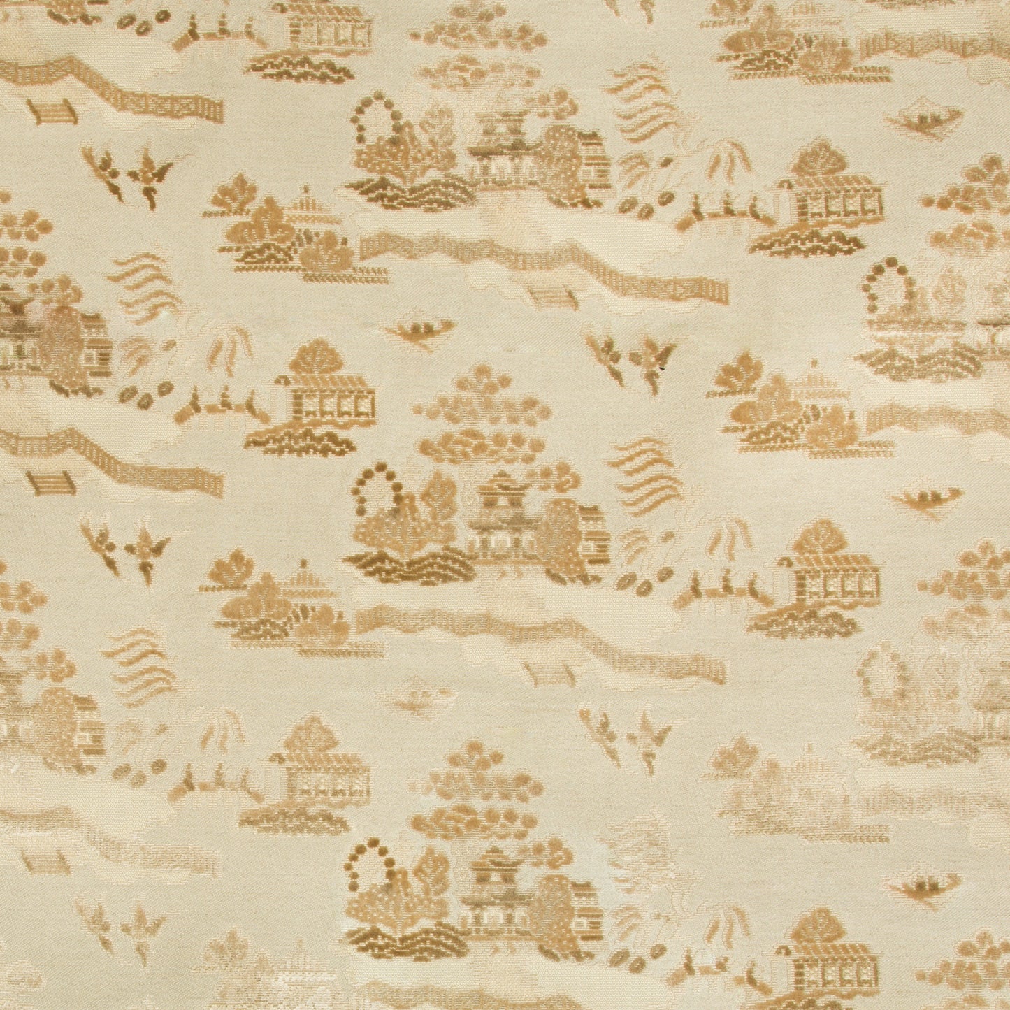 8017129-16 LA PAGODE VELVET SAND BRUNSCHWIG & FILS