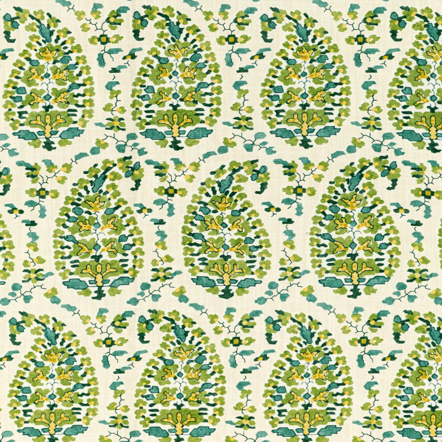 8020130-3 ROUGIER PRINT GREEN BRUNSCHWIG & FILS