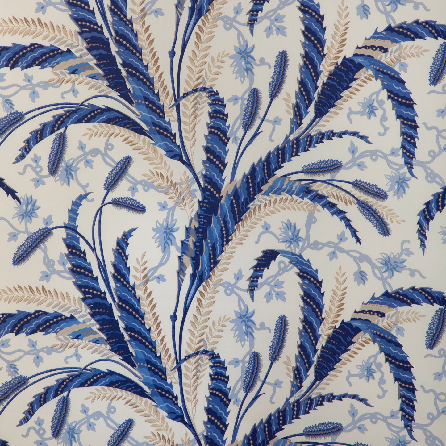 8023101-5 VERNAY PRINT BLUE BRUNSCHWIG & FILS