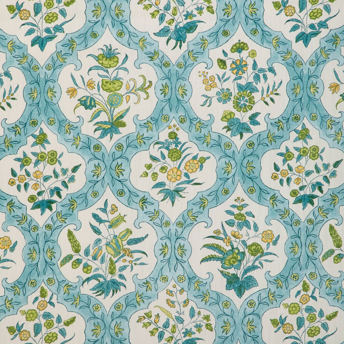 8023102-313 VENTOUX PRINT AQUA BRUNSCHWIG & FILS