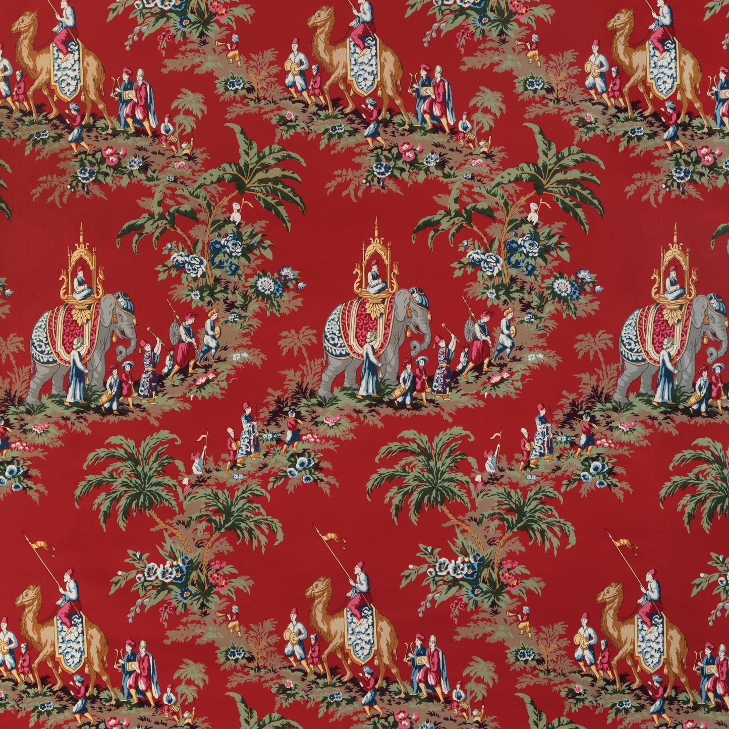8024104-19 BEAUPORT PROMENADE RED BRUNSCHWIG & FILS