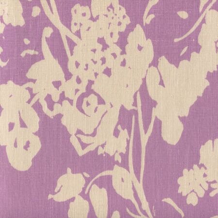 8130T-08 SILHOUETTE REVERSE Lavender on Tan Custom Only Quadrille Fabric