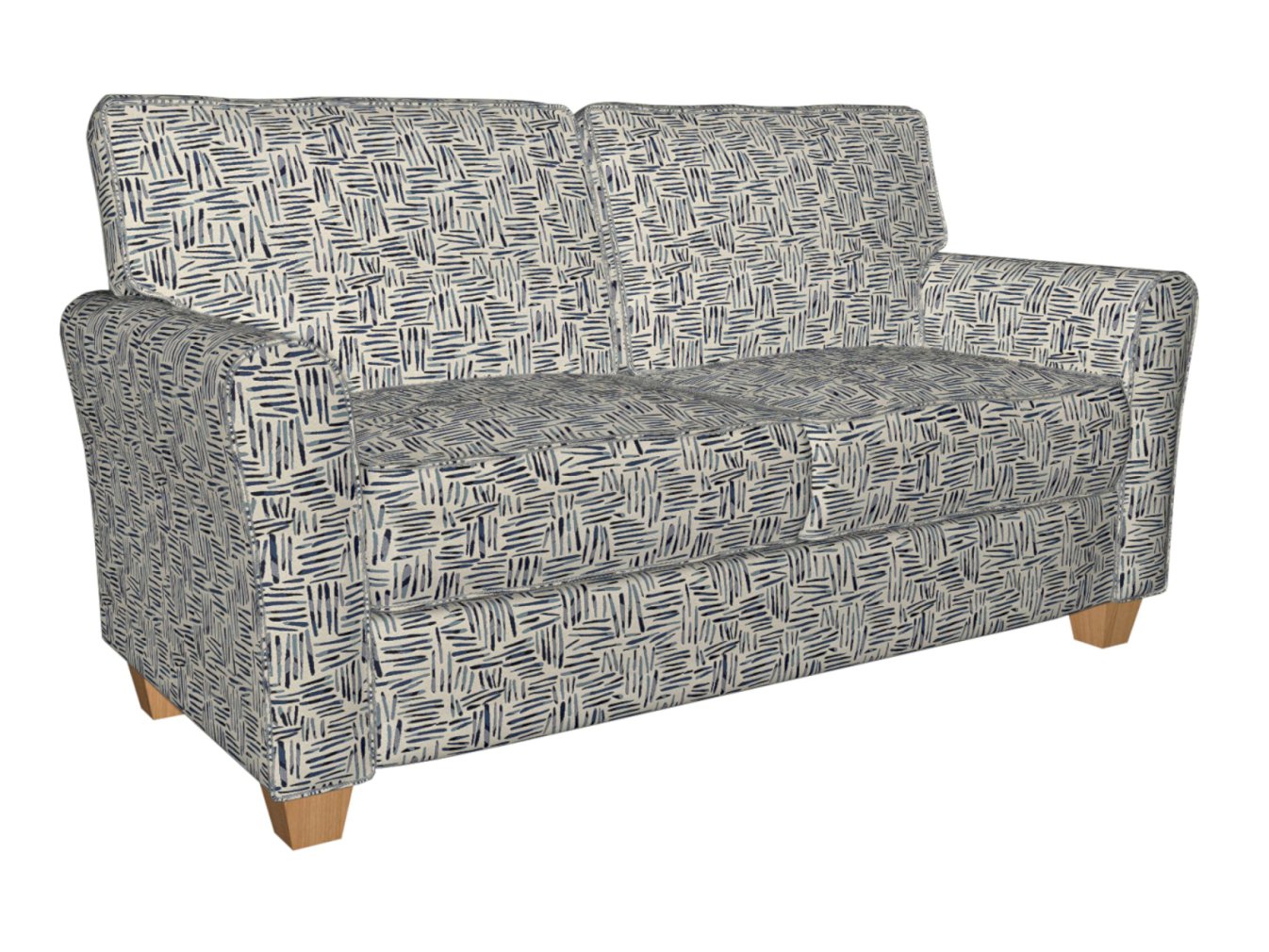 8535 Abstract & Geometric Sapphire/Tally Blue Charlotte Fabrics