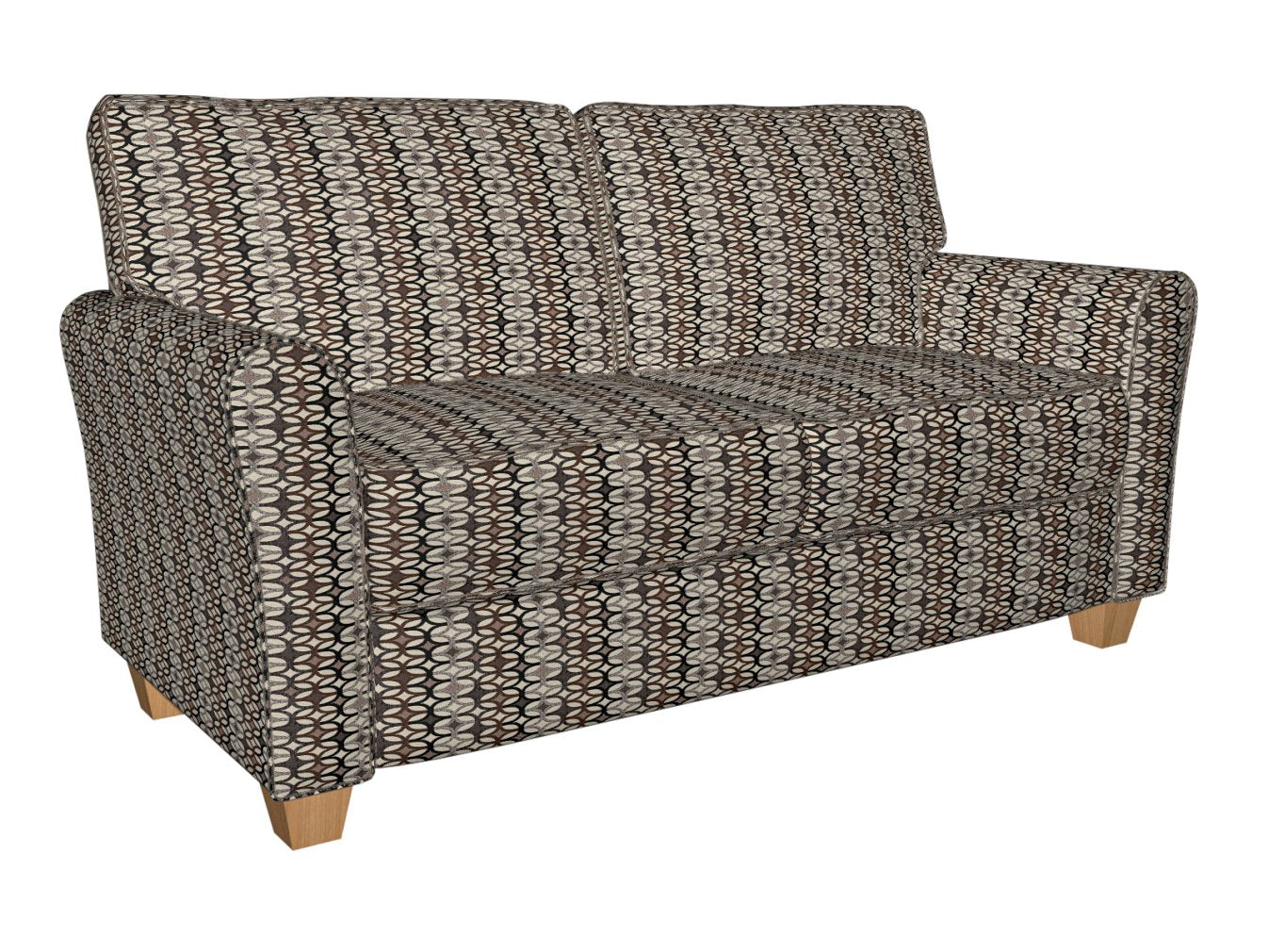 8550 Abstract & Geometric Bronze/Interlock Black,Brown Charlotte Fabrics