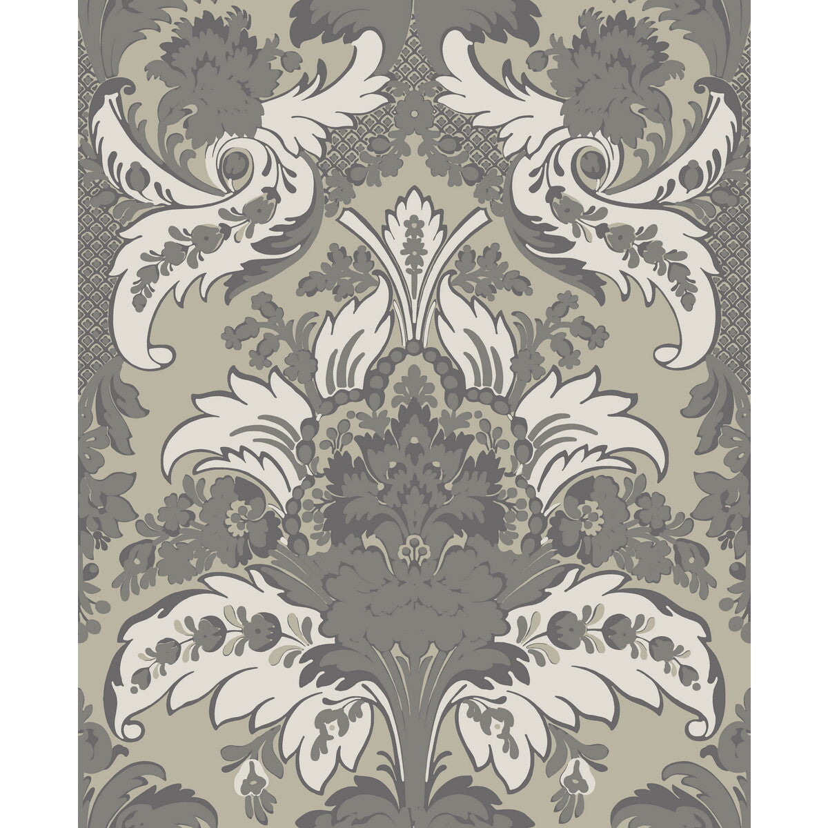 94/5026-CS ALDWYCH Silver And White Cole & Son Wallpaper