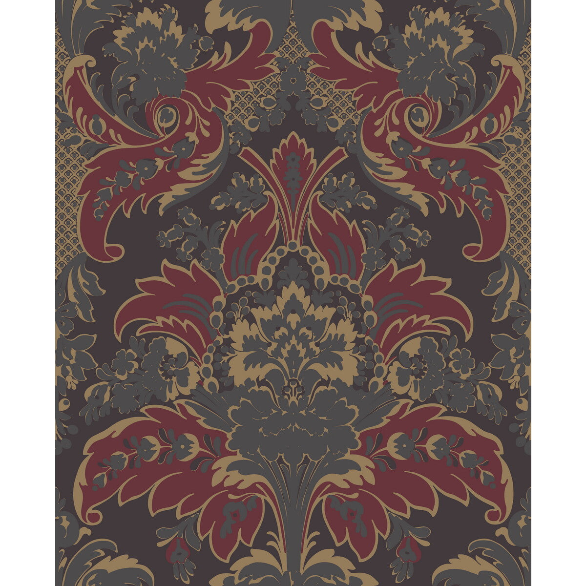 94/5029-CS ALDWYCH Red And Gold Cole & Son Wallpaper