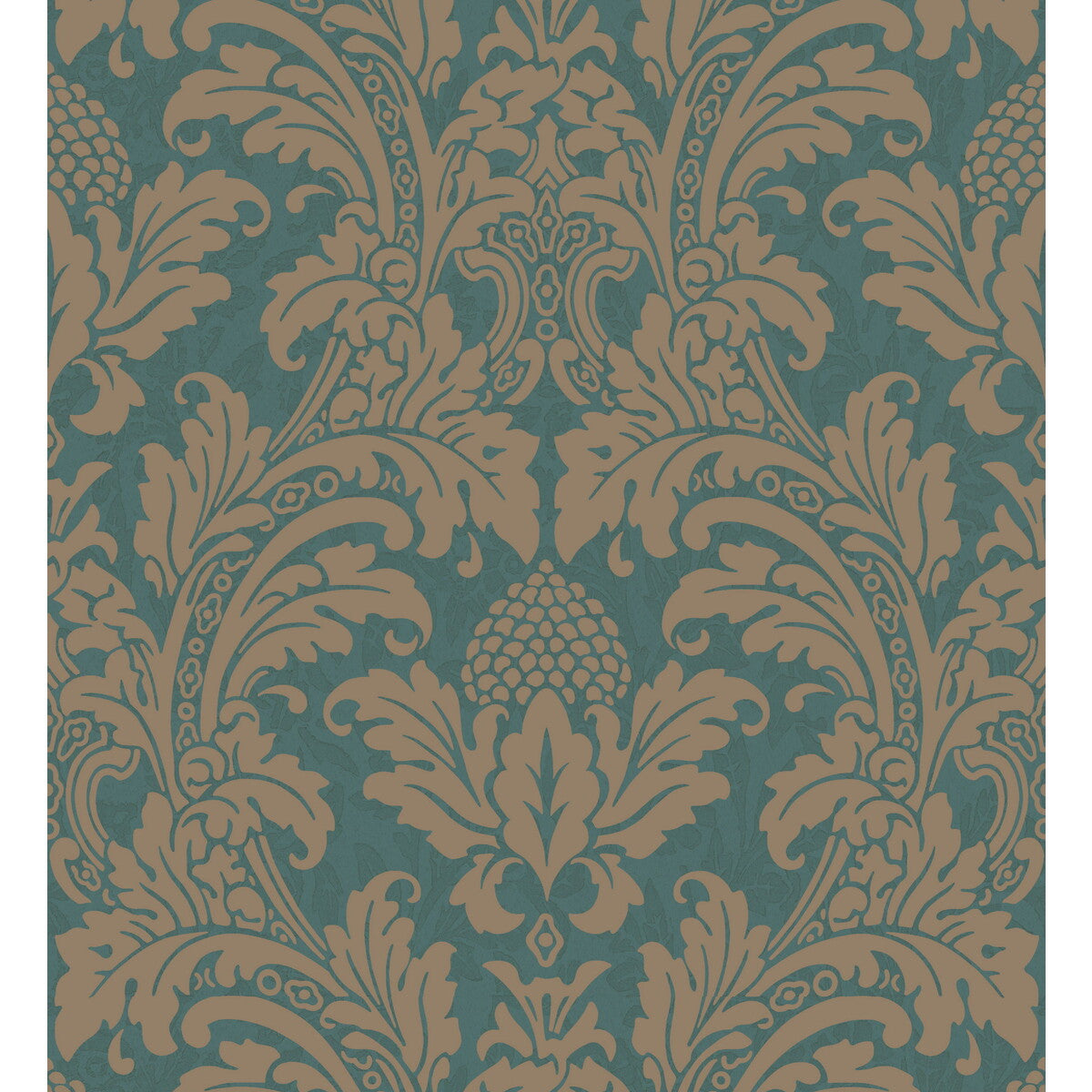 94/6031-CS BLAKE Teal And Silver Cole & Son Wallpaper
