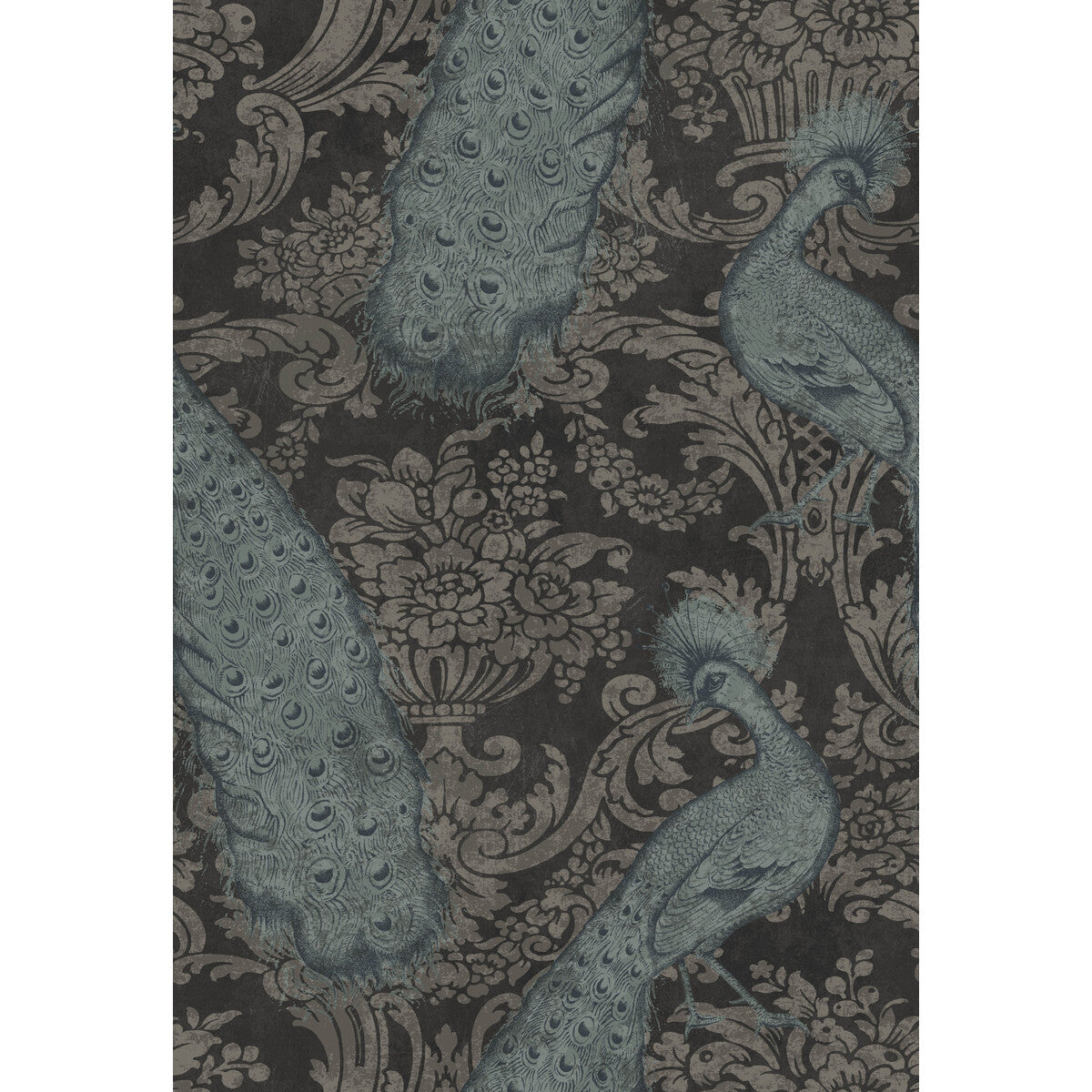 94/7041-CS BYRON Teal And Graphite Cole & Son Wallpaper