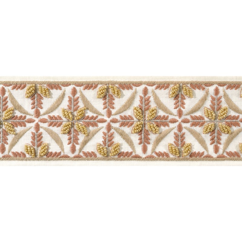 AE12344 Anna French Soft Gold and Ginger Fabric