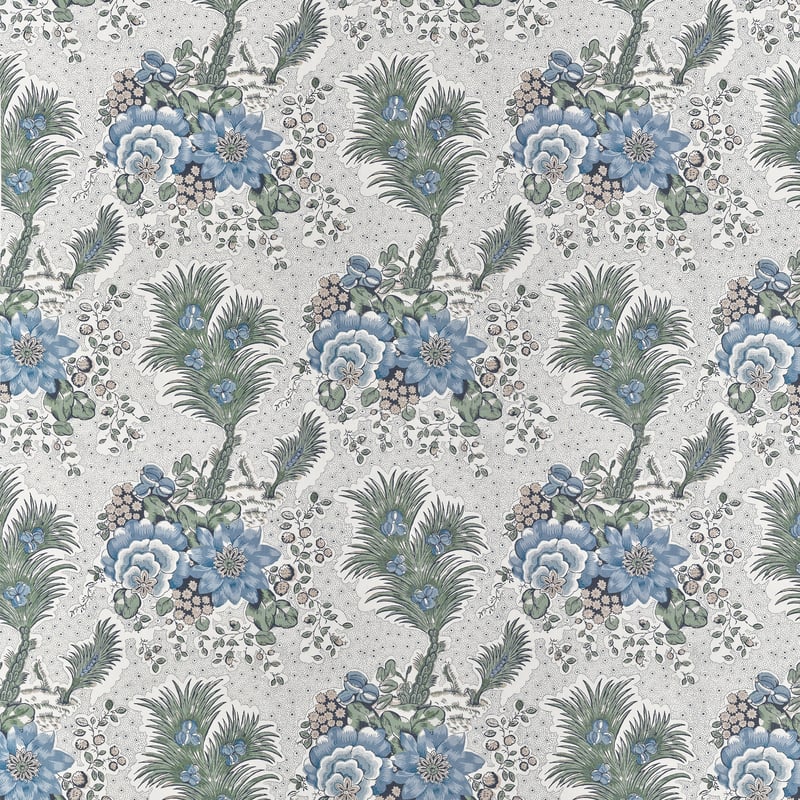 AF10717 Anna French Blue and Green Fabric