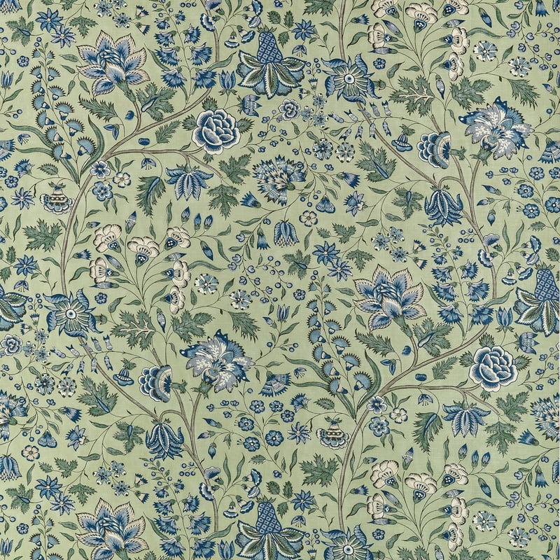 AF10727 Anna French Green and Blue Fabric