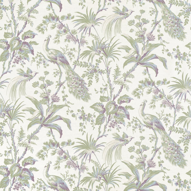 AF57829 Anna French Green and Plum Fabric