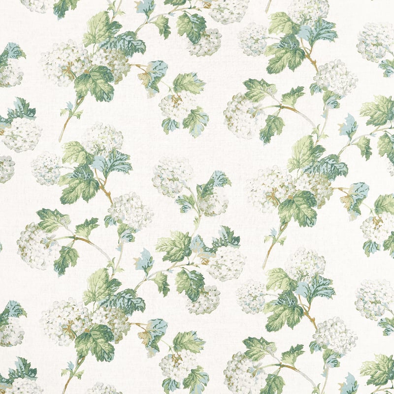 AF57849 Anna French White and Green Fabric