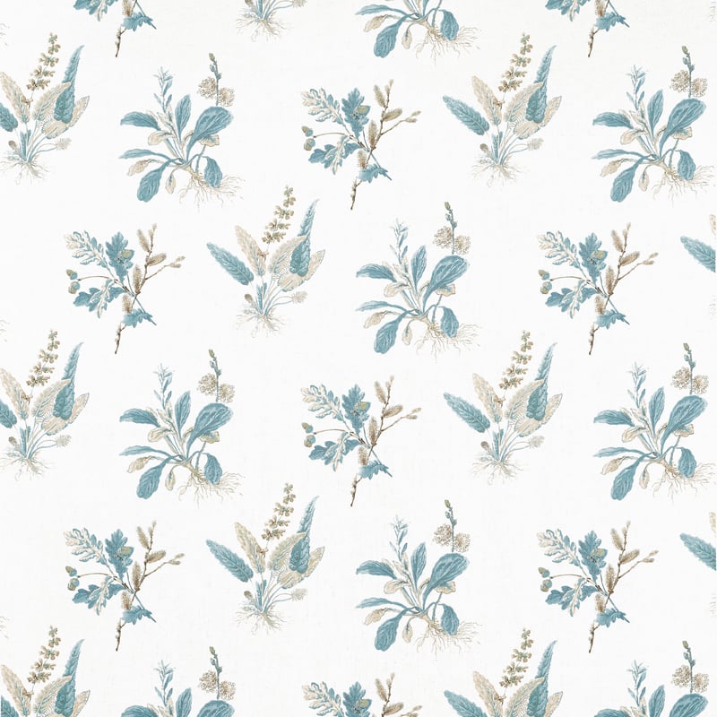 AF57850 Anna French Beige and Soft Blue Fabric