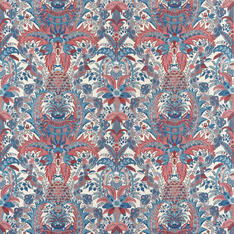 AF57861 Anna French Red and Blue Fabric