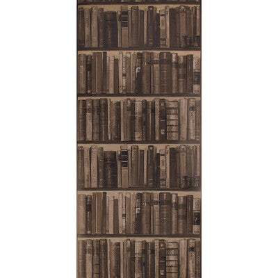 AMW10042-106 LIBRARY COCOA KRAVET COUTURE Wallpaper