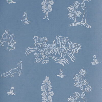 AMW10057-5 WYCHWOOD HAPPY BLUE KRAVET COUTURE Wallpaper