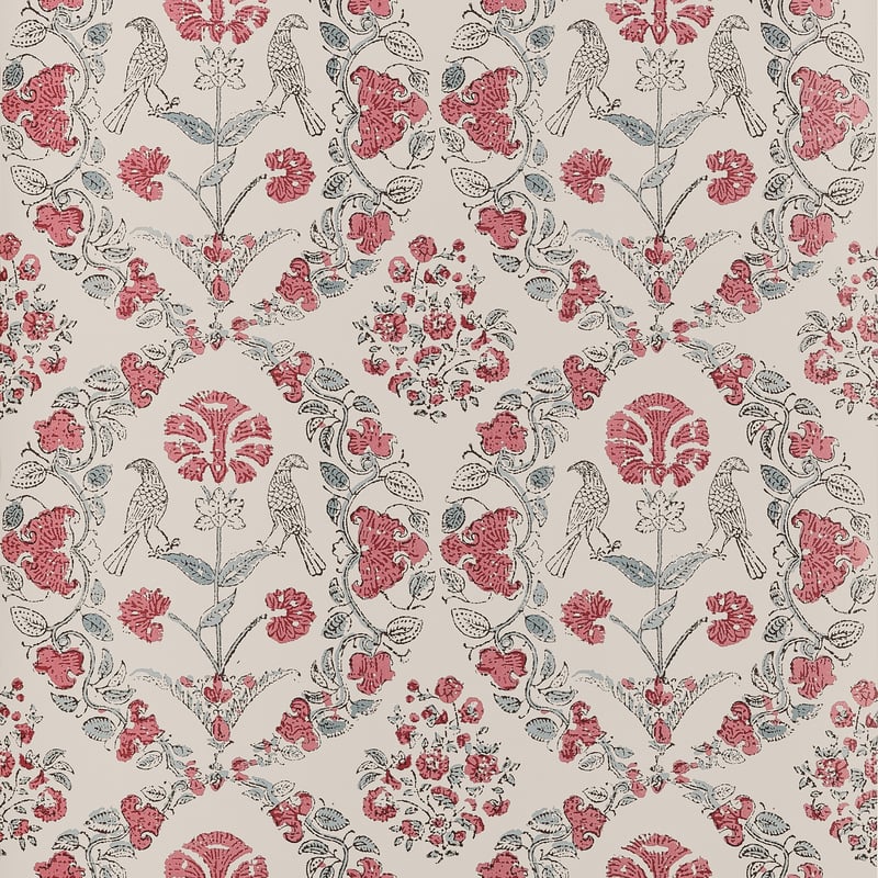 AT10736 Anna French Red Wallpaper