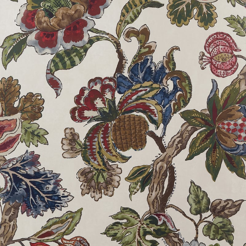 AT16139 Anna French Apricot and Slate Wallpaper