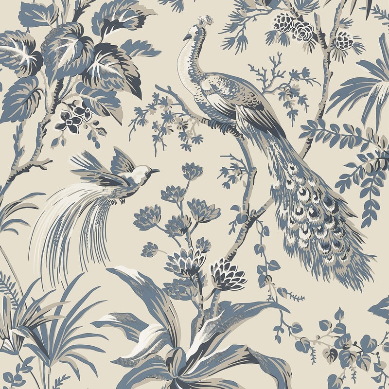AT57833 Anna French Slate and Black Wallpaper