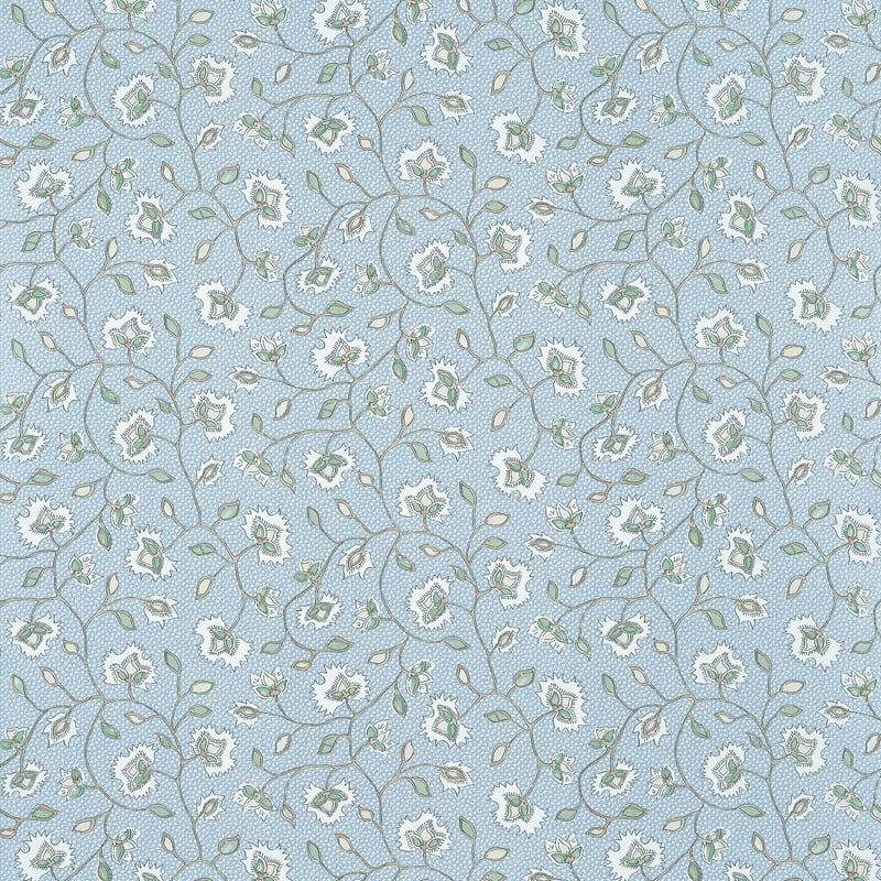 AT57839 Anna French Soft Blue and Green Wallpaper