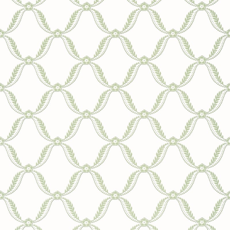AT57882 Anna French Green Wallpaper