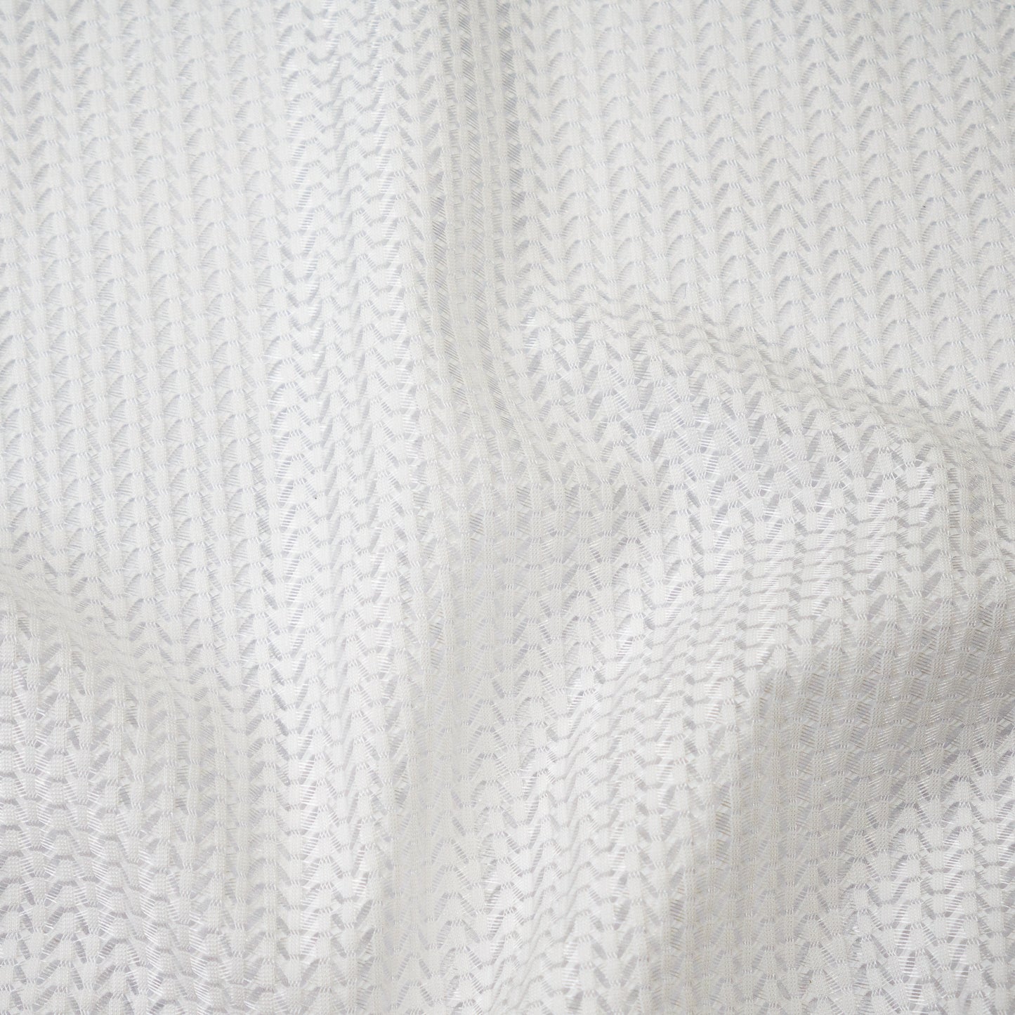 AU7254 Maxwell SHEER SOLID/TEXTURE # 254 PURE WHITE SHEERGLAM