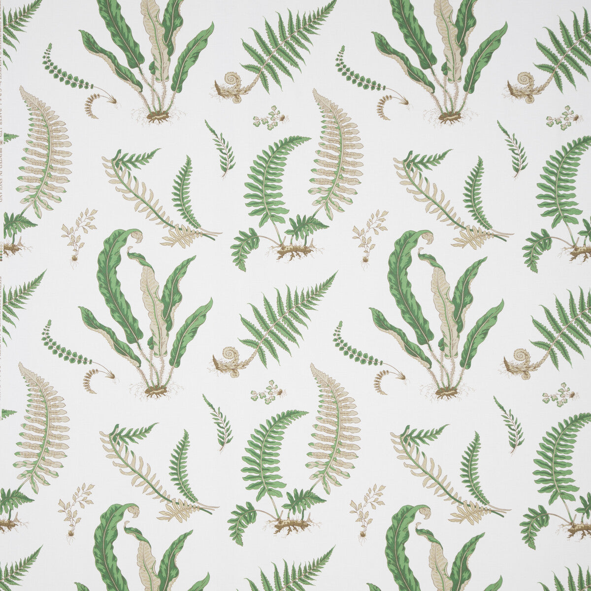 B0860-01 FERNS PRINT SNOW LEE JOFA Fabrics Drapery Upholstery