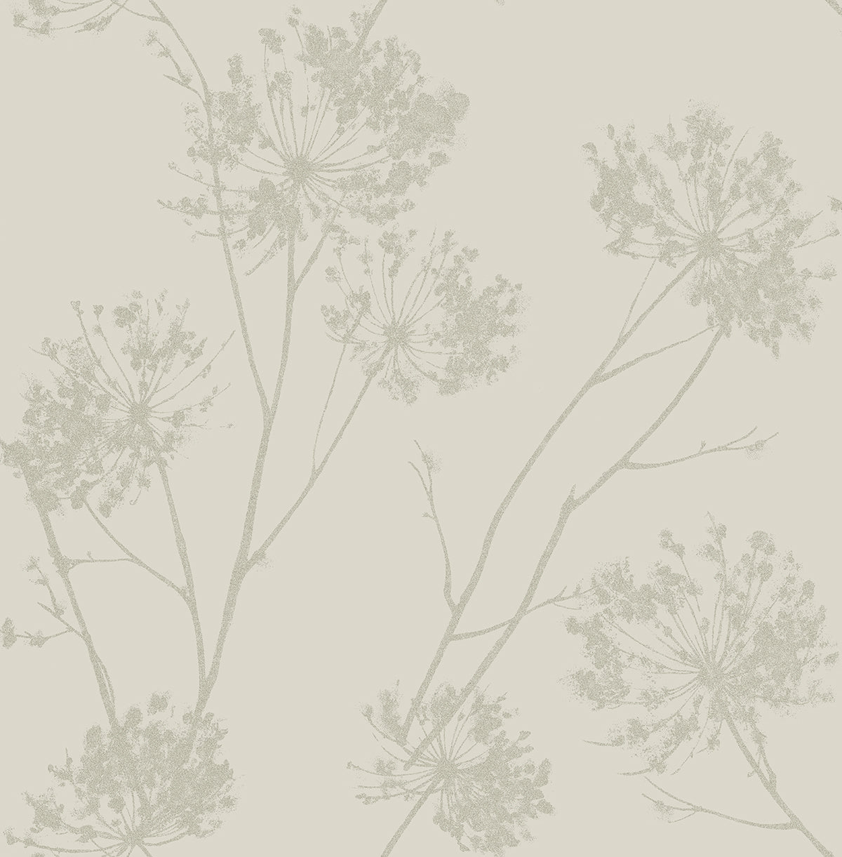 BD50203 Seabrook Designs Etten Beaded Wallpaper Wild Grass Champagne