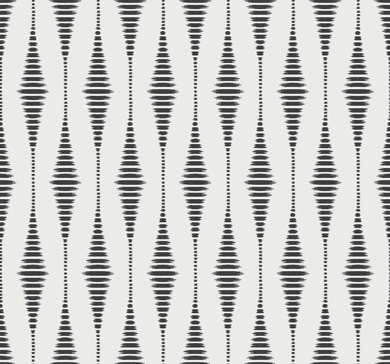 BD50610 Seabrook Designs Etten Beaded Wallpaper Diamond Stripe Black Satin & Pearl