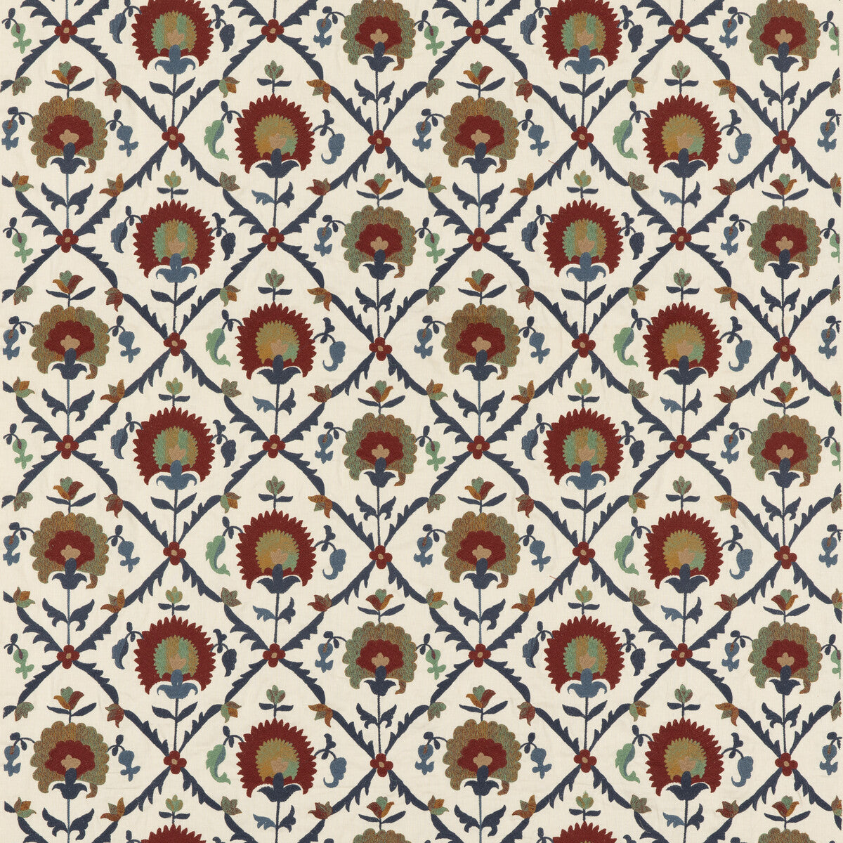 BF10905-1 WINCHELSEA RED/ BLUE G P & J BAKER Fabrics Drapery Upholstery