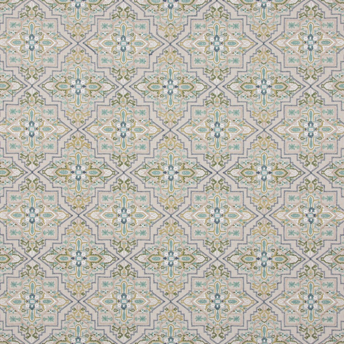 BF10940-1 BENAKI AQUA G P & J BAKER Fabrics Drapery Upholstery