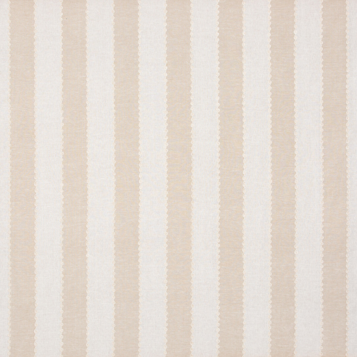 BF10944-225 ASHMORE STRIPE PARCHMENT G P & J BAKER DRAPERY