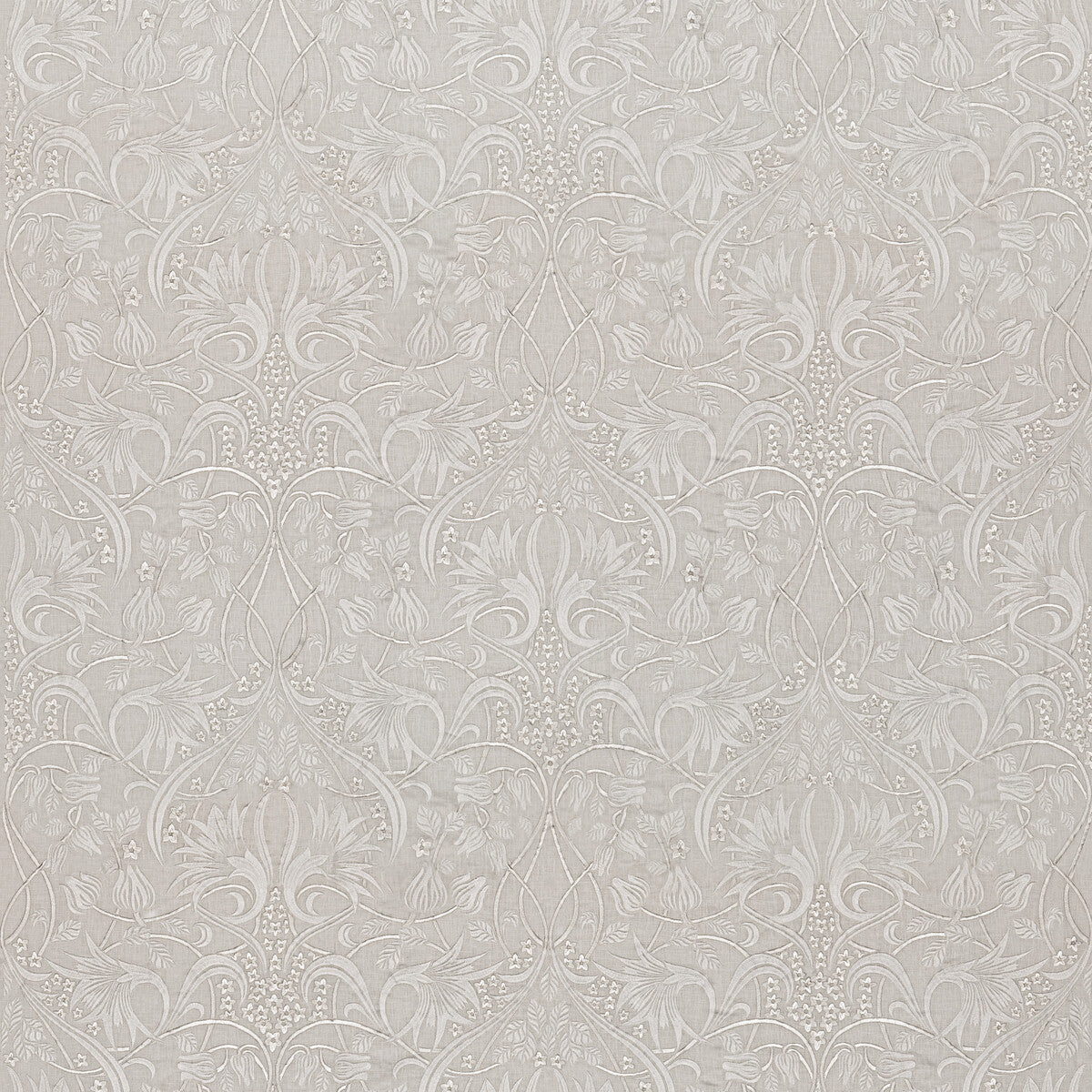 BF10996-1 FRITILLERIE EMBROIDERY IVORY G P & J BAKER DRAPERY
