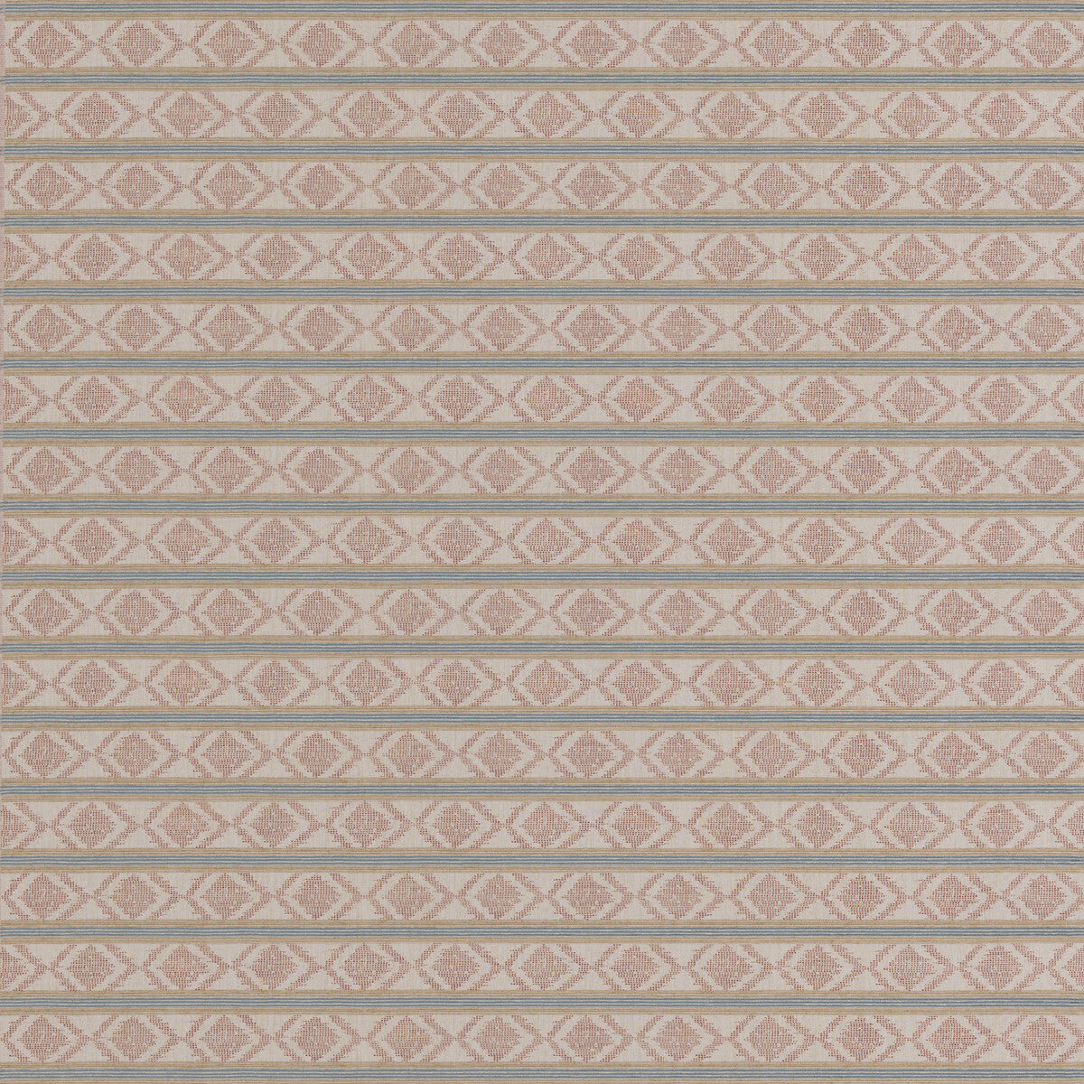 BF11034-3 BURFORD STRIPE CORAL/AQUA G P & J BAKER UPHOLSTERY