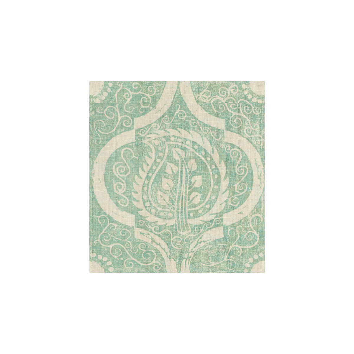 BFC-3516-13 PERSIAN LEAF AQUA LEE JOFA Fabrics Drapery Upholstery