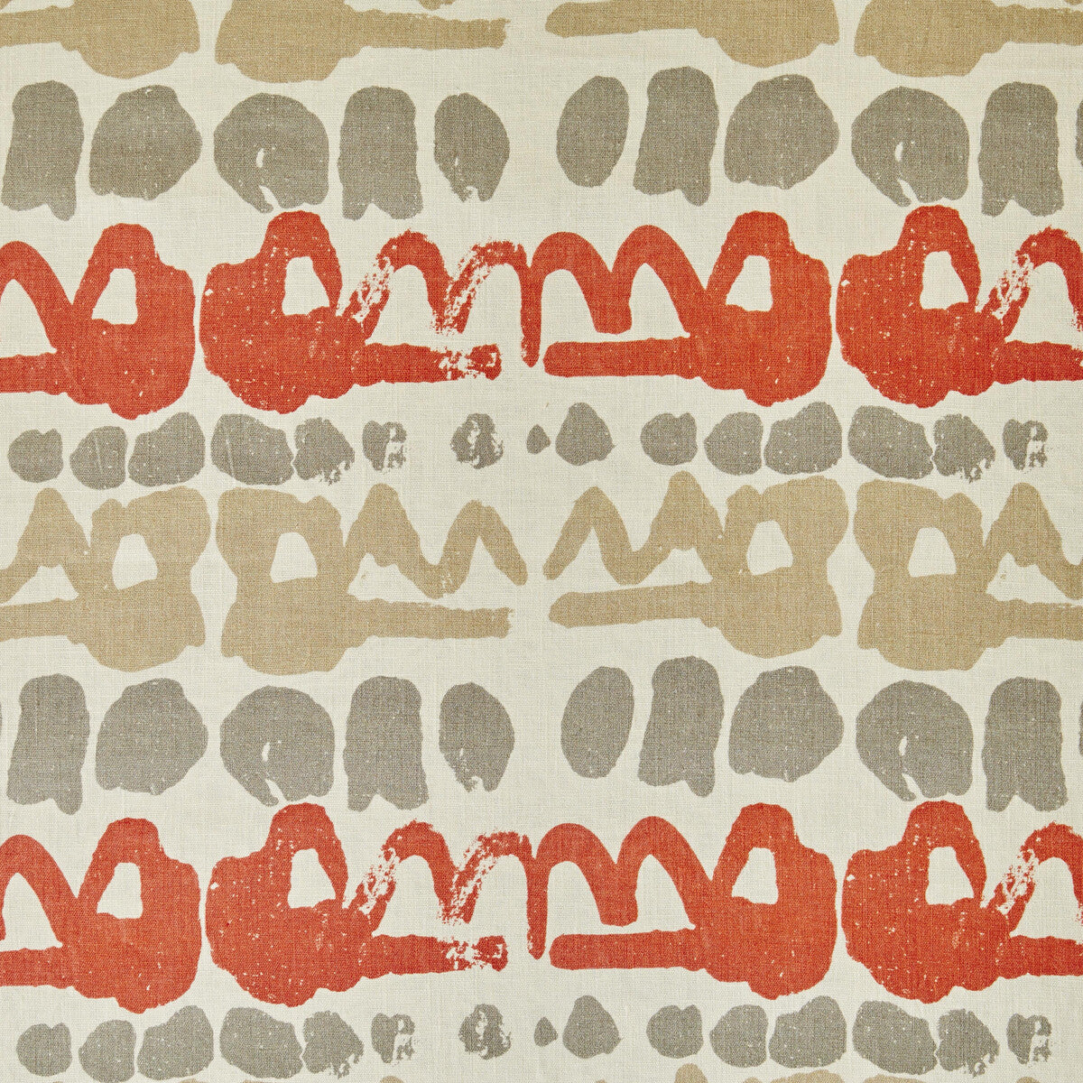 BFC-3649-1121 ALTAMIRA RED/GREY LEE JOFA Fabrics Drapery Upholstery
