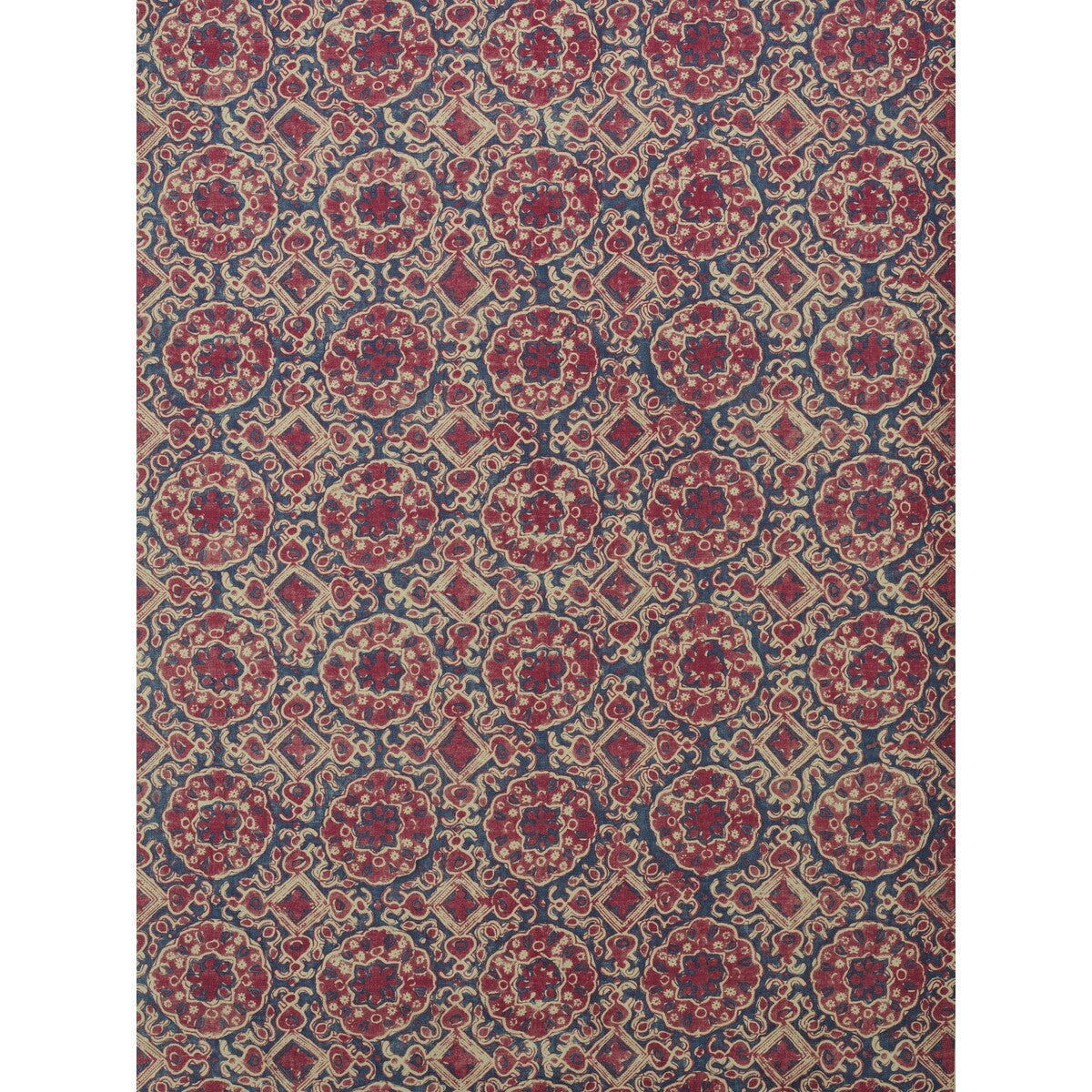 BFC-3652-195 ASHCOMBE RED/BLUE LEE JOFA Fabrics Drapery Upholstery