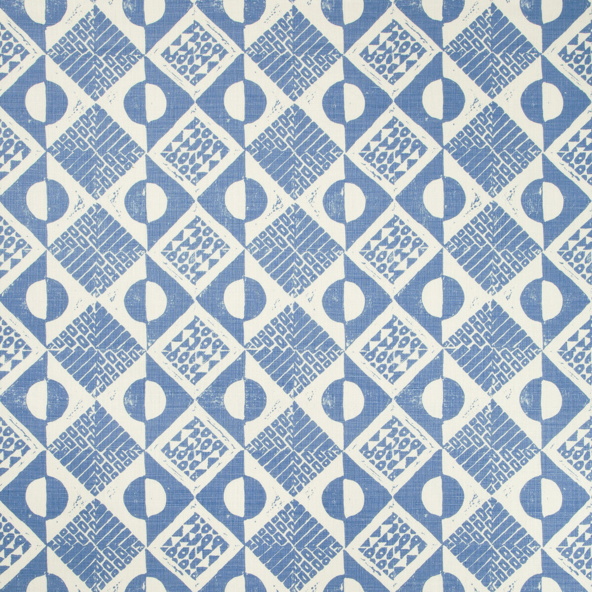 BFC-3666-5 CIRCLES AND SQUARES AZURE LEE JOFA Fabrics Drapery Upholstery