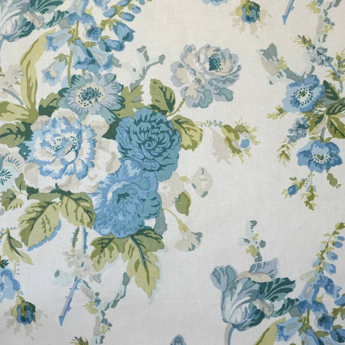 BFC-3690-53 GRENVILLE GLAZED CHINTZ BLUE/GREEN LEE JOFA Fabrics Drapery Upholstery